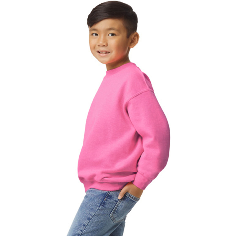 Gildan Youth Heavy Blend Crewneck Sweatshirt. 18000B - Image 1
