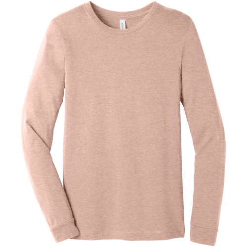 BELLA+CANVAS Unisex Heather CVC Long Sleeve Tee BC3501CVC
