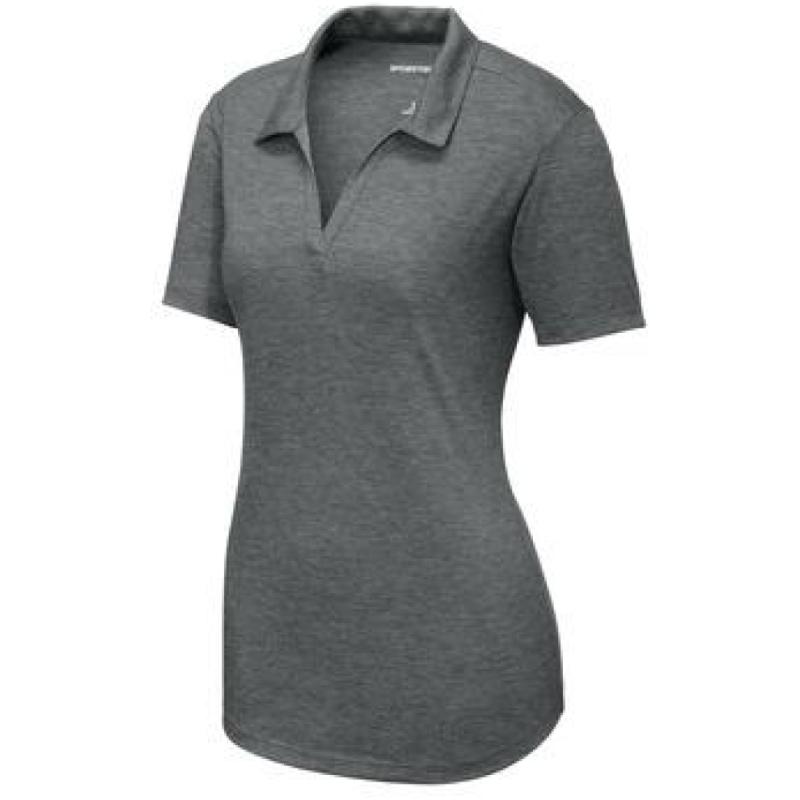 Sport-Tek Women's PosiCharge Tri-Blend Wicking Polo. LST405 - Image 1