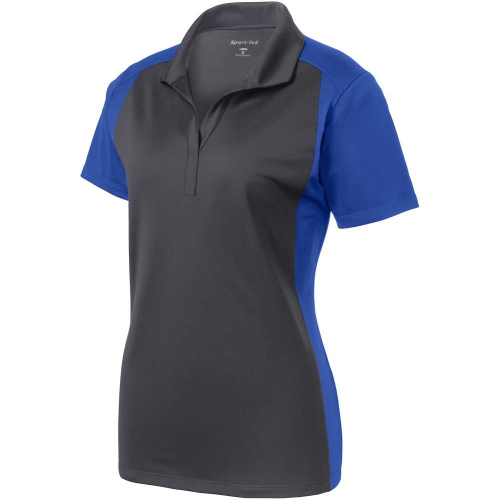 product image Sport-Tek Women's Colorblock Micropique Sport-Wick Polo. LST652 - Image 1