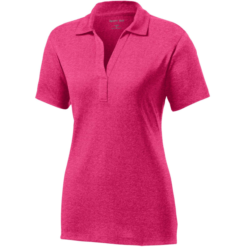 Sport-Tek Women's Heather Contender Polo. LST660 - Image 1