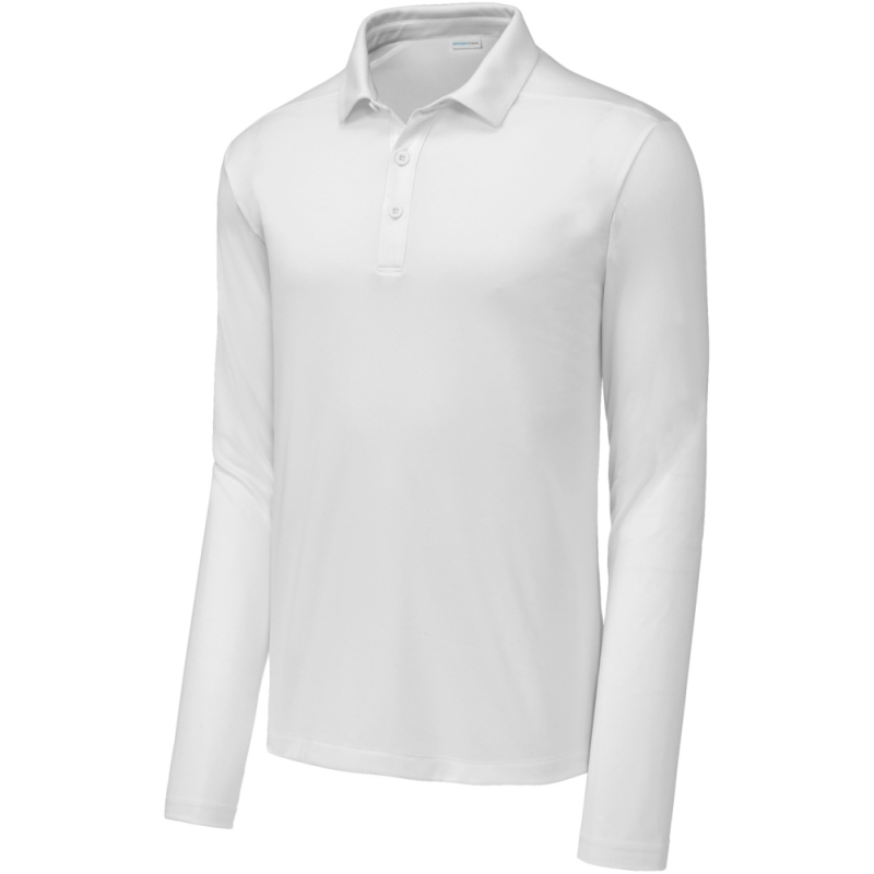 Sport-Tek Posi-UV Pro Long Sleeve Polo. ST520LS - Image 1