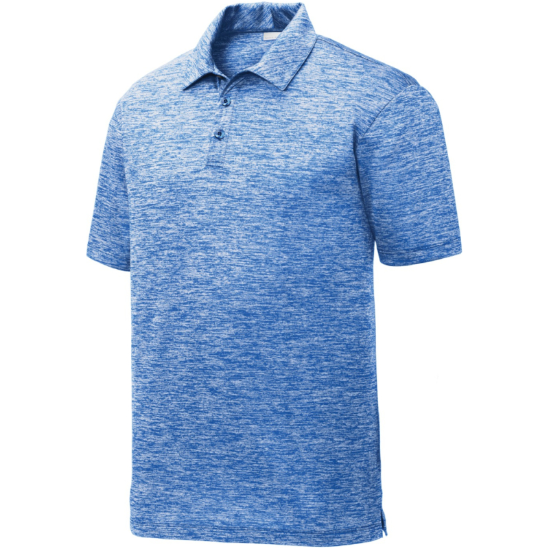Sport-Tek PosiCharge Electric Heather Polo. ST590 - Image 1