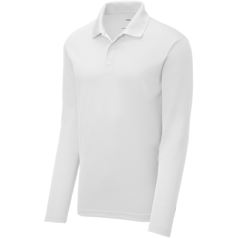 Sport-Tek PosiCharge RacerMesh Long Sleeve Polo. ST640LS - Image 1
