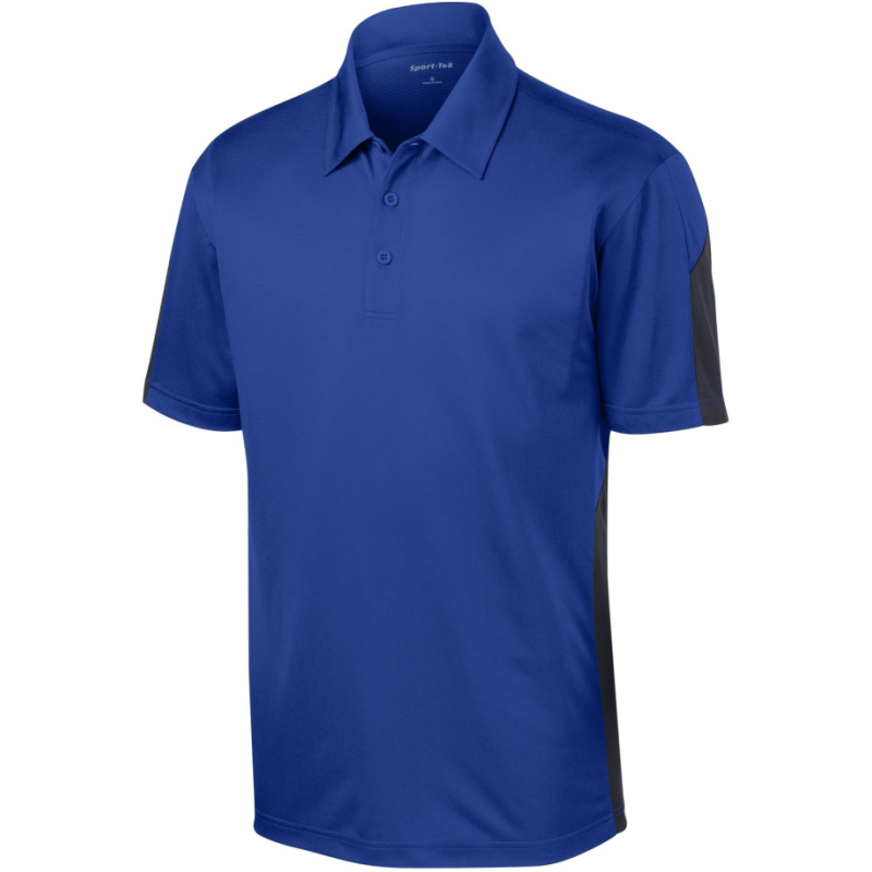 Sport-Tek PosiCharge Active Textured Colorblock Polo. ST695 - Image 1