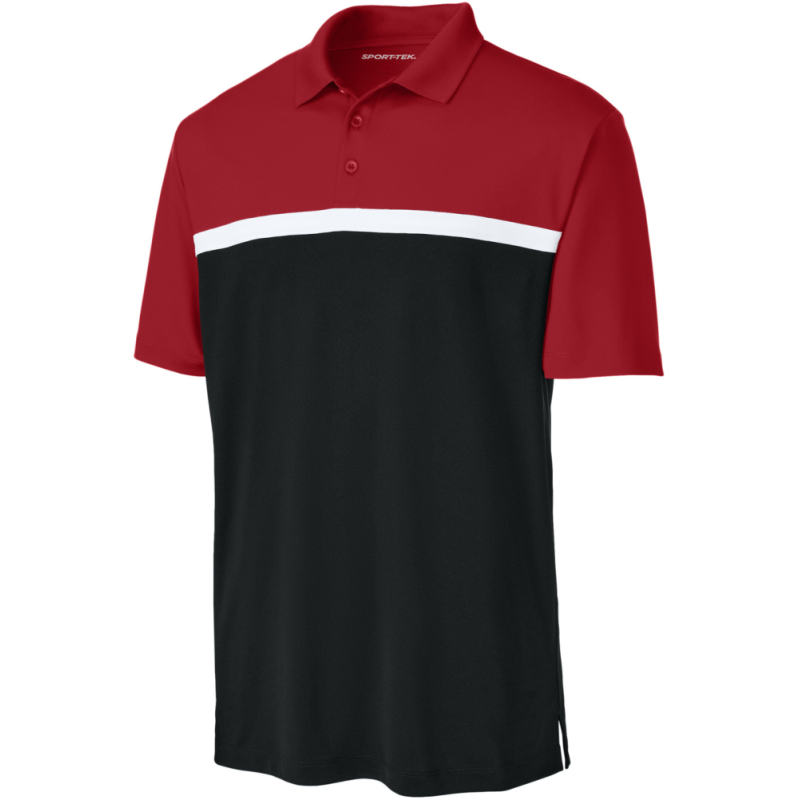 Sport-Tek UV Micropique Colorblock Polo ST741 - Image 1