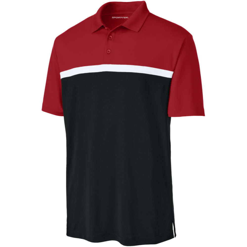 product image Sport-Tek UV Micropique Colorblock Polo ST741 - Image 1