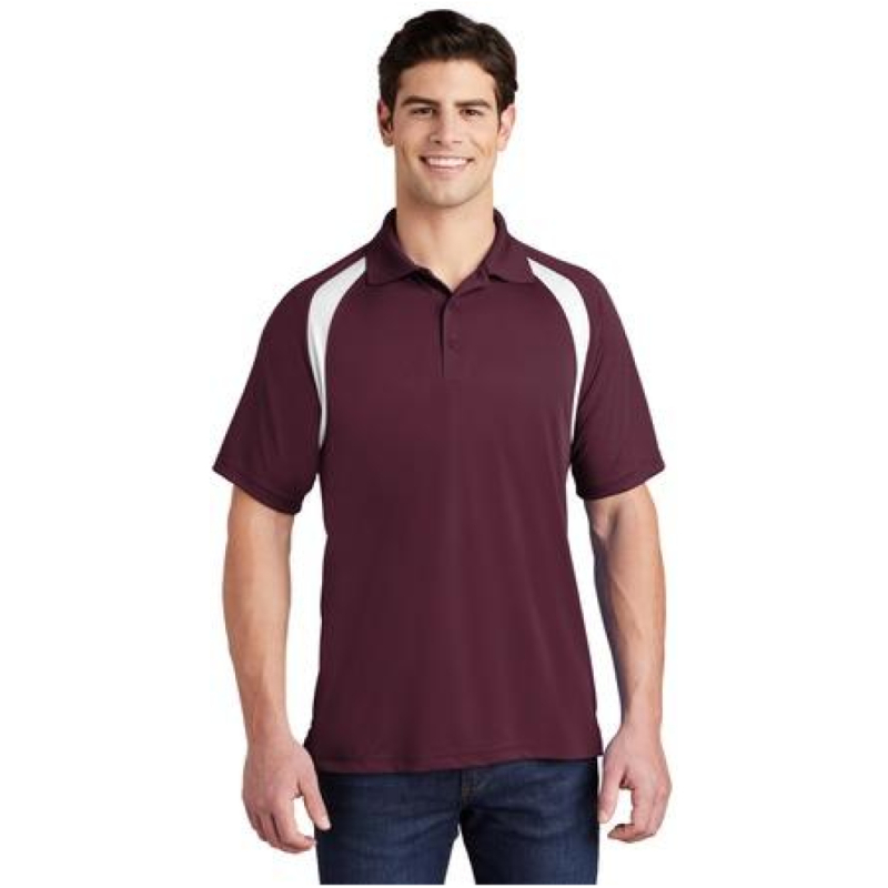 Sport-Tek Dry Zone Colorblock Raglan Polo. T476 - Image 1